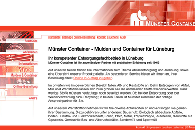 mulden.de - Containerverleih Lüneburg