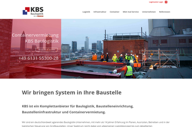 kbs-baulogistik.de - Containerverleih Mainz