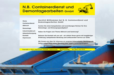nb-demontage.de - Containerverleih Mannheim