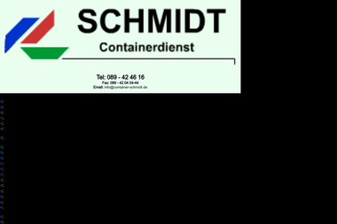 container-schmidt.de - Containerverleih München