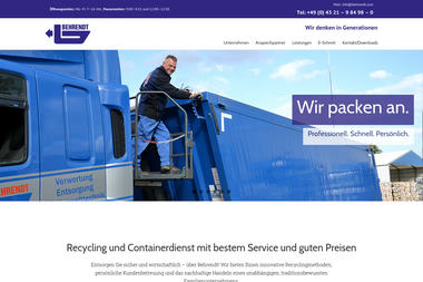 behrendt.com - Containerverleih Neumünster