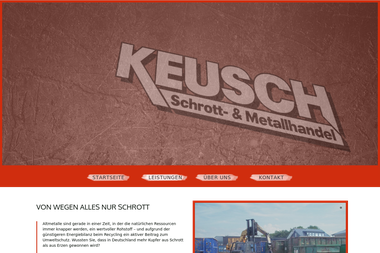 keusch-schrotthandel.de - Containerverleih Neuwied