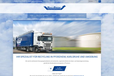 vd-recycling.de - Containerverleih Pforzheim