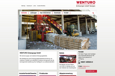 wenturo-entsorgung.de - Containerverleih Weinheim