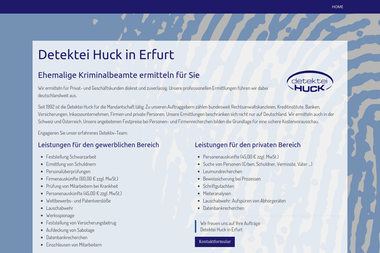 detektei-huck.de - Detektiv Erfurt