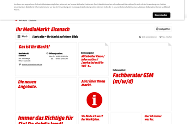 mediamarkt.de/markt/eisenach - Anlage Eisenach