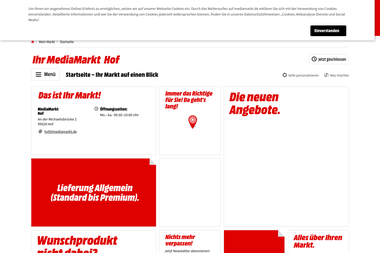 mediamarkt.de/markt/hof - Anlage Hof