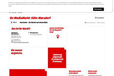 mediamarkt.de/markt/koeln-marsdorf - Anlage Köln