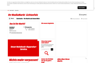 mediamarkt.de/markt/lichtenfels - Anlage Lichtenfels