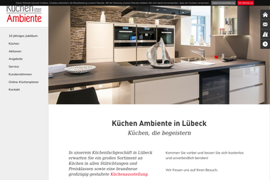 kuechenambiente-luebeck.de - Anlage Lübeck