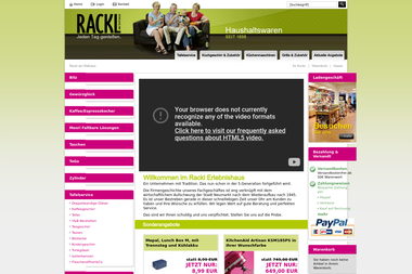 rackl-haushaltswaren.com - Anlage Neumarkt In Der Oberpfalz