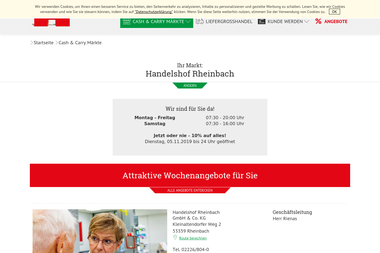 handelshof.de/Maerkte/Rheinbach.HTML - Anlage Rheinbach