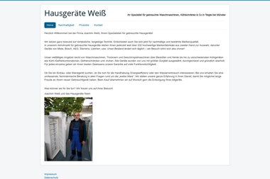 hausgeraete-weiss.de - Anlage Telgte