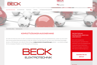 beck-elektrotechnik.de - Anlage Würzburg