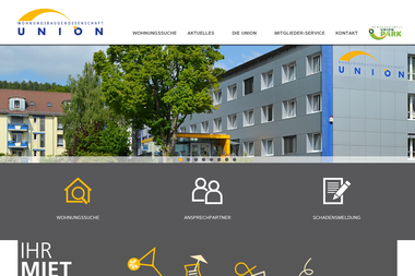 wbg-union-gera.de - Fassadenbau Gera
