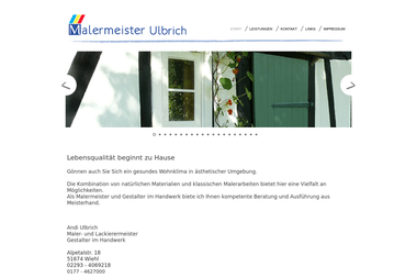 malermeister-ulbrich.de - Fassadenbau Wiehl