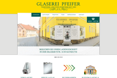 glaserei-pfeifer.de - Fenster Bayreuth
