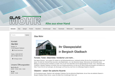 glas-mohr.de - Fenster Bergisch Gladbach