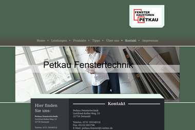 petkau-fenstertechnik.de/kontakt - Fenster Detmold