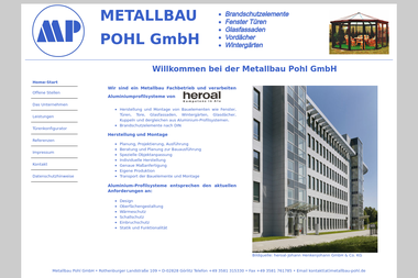metallbau-pohl.de - Fenster Görlitz