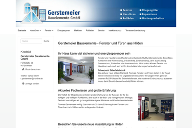 gerstemeier-bauelemente.de - Fenster Hilden