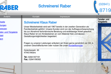 schreinerei-raber.de - Fenster Moers