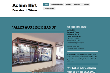 achimhirt-fenster-tueren.jimdo.com - Fenster Rheinstetten
