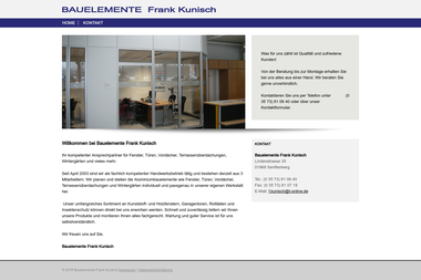 bauelemente-frank-kunisch.de - Fenster Senftenberg