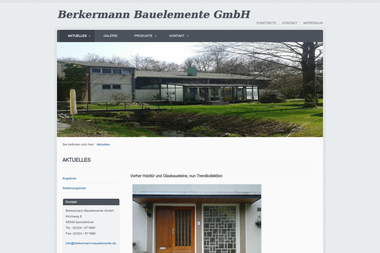 berkermann-bauelemente.de - Fenster Sprockhövel