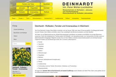 deinhardt-weinheim.de - Fenster Weinheim