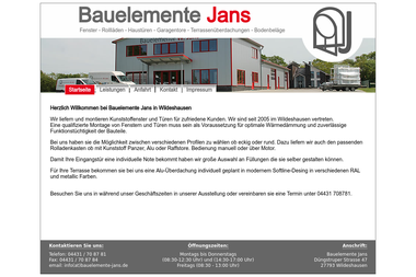 bauelemente-jans.de - Fenster Wildeshausen