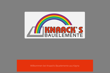 knaacks-bauelemente.de - Fenster Zeitz