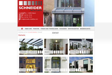 schneider-metallbau.com - Fenster Zülpich
