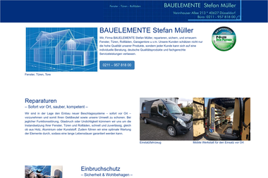 bauelemente-stefan-mueller.de - Fenstermonteur Düsseldorf