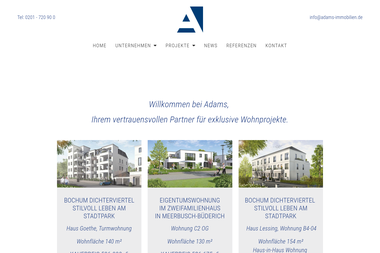 adams-immobilien.de - Fertighausanbieter Essen