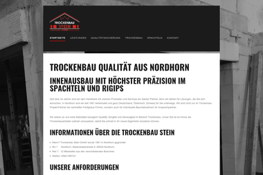 trockenbau-stein.de - Fertighausanbieter Nordhorn