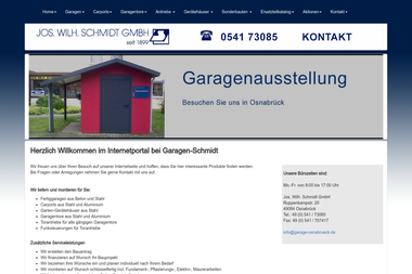 garagen-schmidt.de - Fertighausanbieter Osnabrück