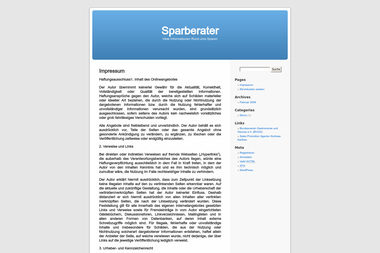 sparberater-schwenk.de/impressum - Finanzdienstleister Senden