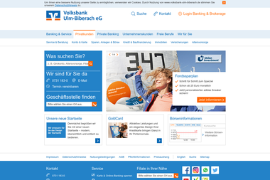 volksbank-ulm-biberach.de - Finanzdienstleister Senden