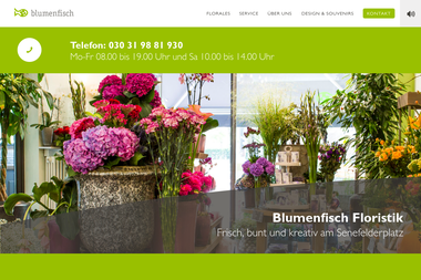 blumenfisch-floristik.de - Blumengeschäft Berlin