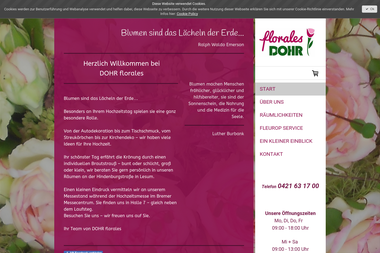 dohr-florales.de - Blumengeschäft Bremen