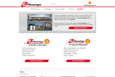 pfennings.net - Flüssiggasanbieter Brühl