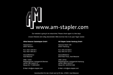 am-stapler.com - Gabelstapler Hamburg