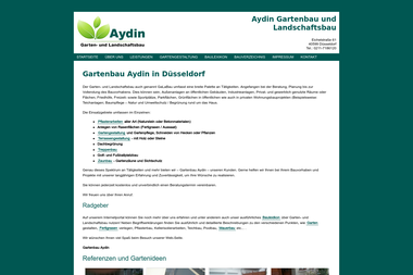 gartenbau-aydin.de - Gärtner Düsseldorf