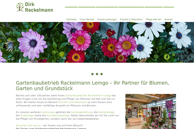 blumenhaus-rackelmann.de - Gärtner Lemgo