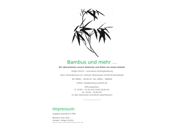 bambusundmehr.de - Gärtner Michelstadt