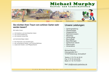 murphy-gartenbau.de - Gärtner Rottenburg Am Neckar