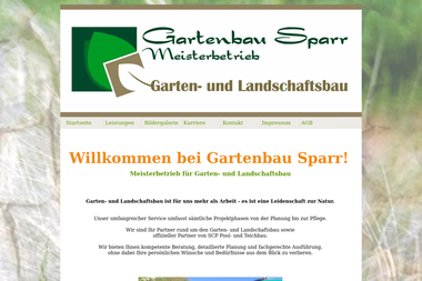 gartenbau-sparr.de - Gärtner Tettnang