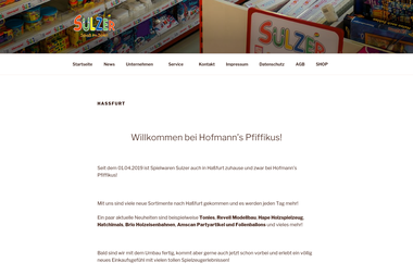 hofmanns-pfiffikus.de - Geschenkartikel Großhandel Hassfurt