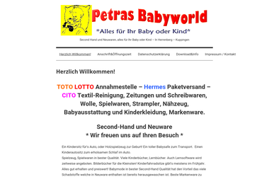 petras-babyworld.de - Geschenkartikel Großhandel Herrenberg